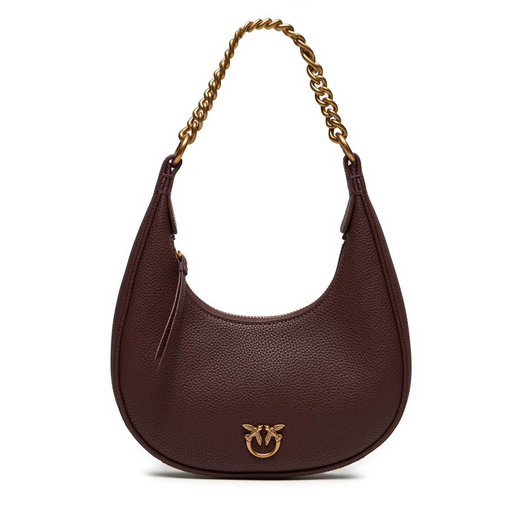 Handtasche PINKO Brioche Hobo Mini AI 24-25 PLTT 101433 A29Q Dunkelrot Handtasche PINKO Brioche Hobo Mini AI 24-25 PLTT 101433 A29Q Dunkelrot von pinko