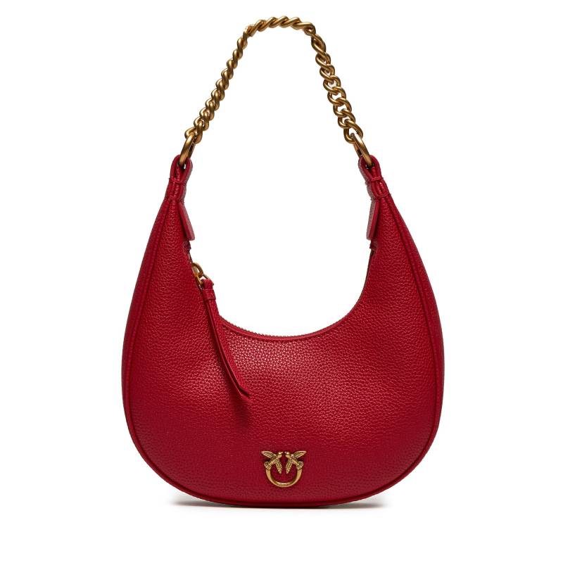 Handtasche PINKO Brioche Hobo Mini AI 24-25 PLTT 101433 A29Q Rot von pinko