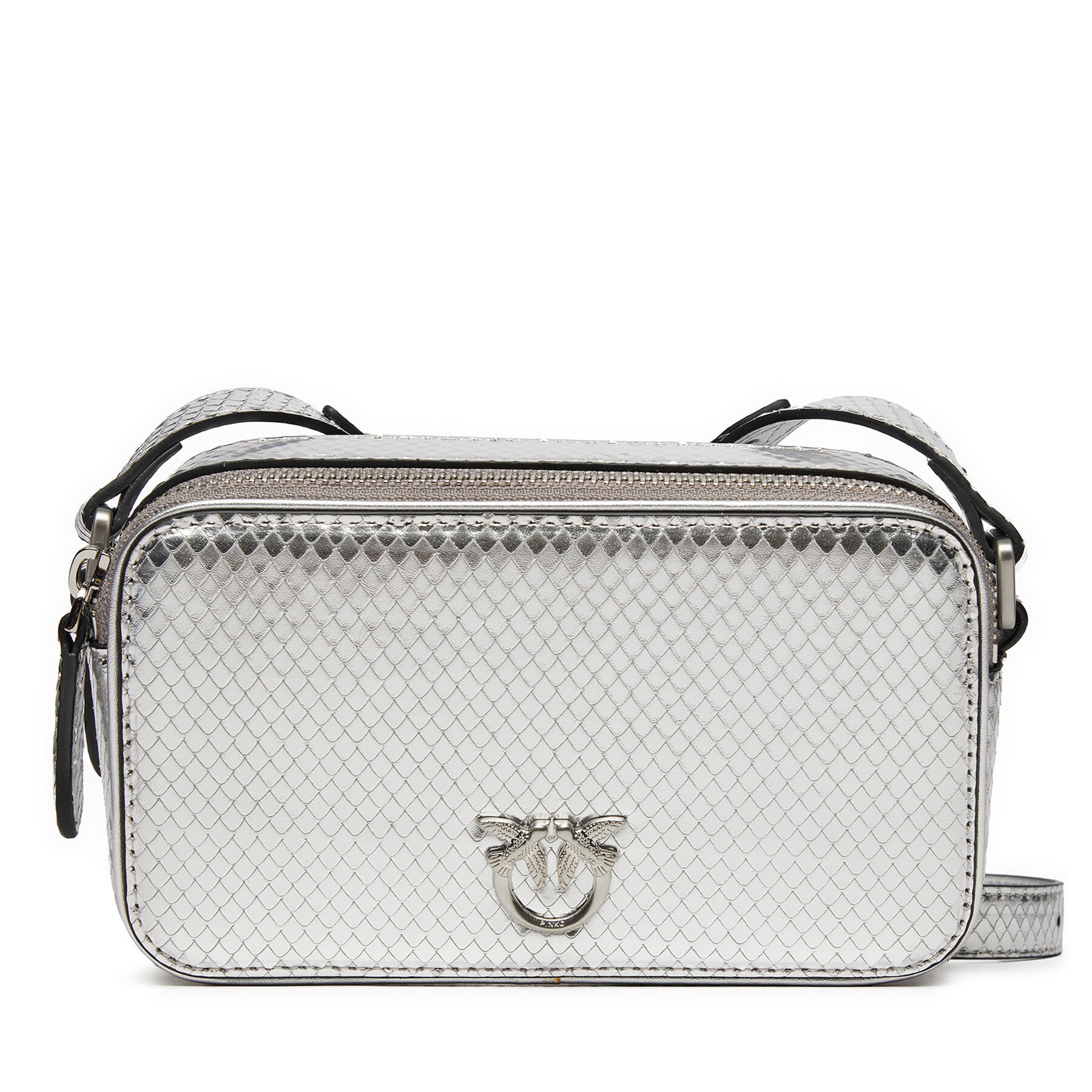 Handtasche PINKO Camera Case AI 24-25 PLTT 102810 A1VG Silberfarben Handtasche PINKO Camera Case AI 24-25 PLTT 102810 A1VG Silberfarben von pinko