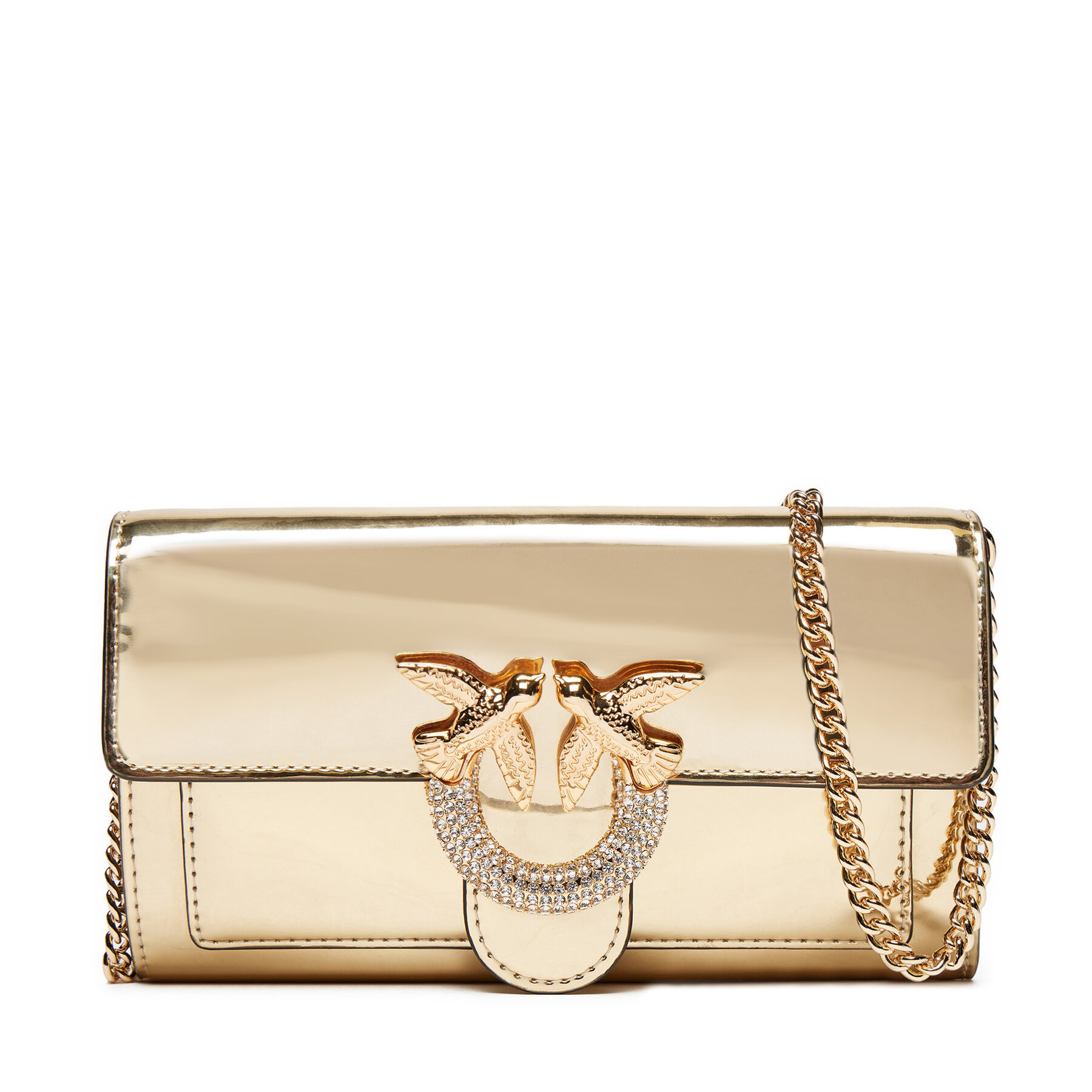 Handtasche PINKO Love One Wallet C AI 24-25 PLTT 100062 A1JD Goldfarben Handtasche PINKO Love One Wallet C AI 24-25 PLTT 100062 A1JD Goldfarben von pinko