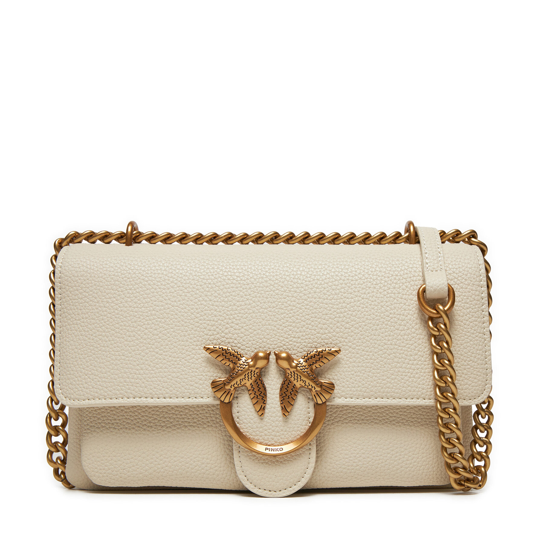 Handtasche PINKO Love One Soft Mini AI 24-25 PLTT 104528 A29Q Écru Handtasche PINKO Love One Soft Mini AI 24-25 PLTT 104528 A29Q Écru von pinko