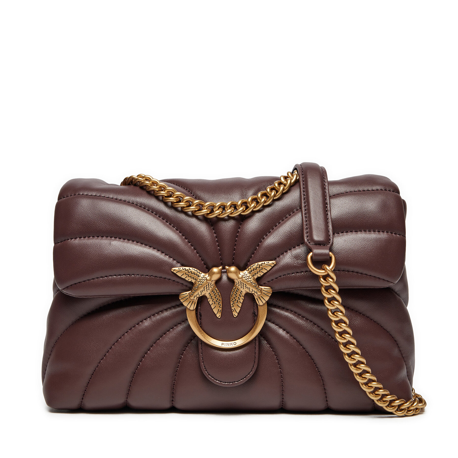 Handtasche PINKO Love Puff Classic Cl AI 24-25 PLTT 100038 A1EX Braun Handtasche PINKO Love Puff Classic Cl AI 24-25 PLTT 100038 A1EX Braun von pinko