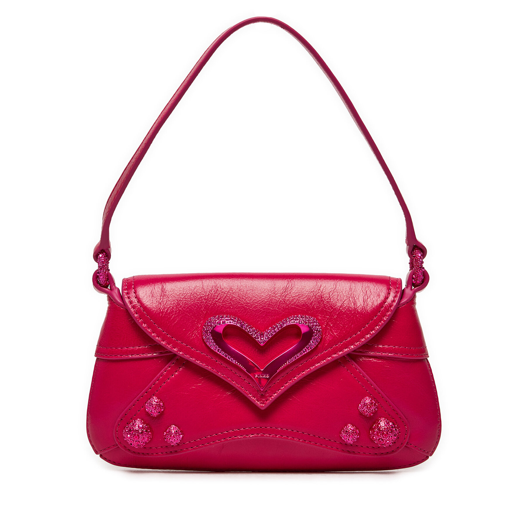 Handtasche Pinko 520 Shoulder Baby PE 24 PLTT 102830 A1RR Rosa von pinko