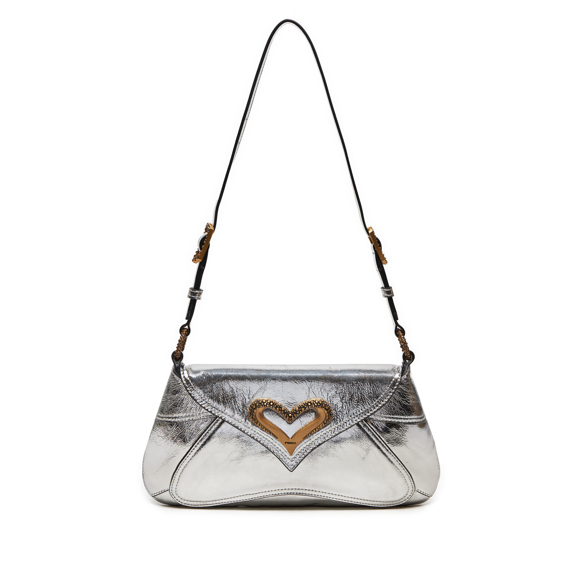 Handtasche Pinko 520 Shoulder Cllassic Fl AI 24-25 PLTT 103763 A1VB Silberfarben Handtasche Pinko 520 Shoulder Cllassic Fl AI 24-25 PLTT 103763 A1VB Silberfarben von pinko