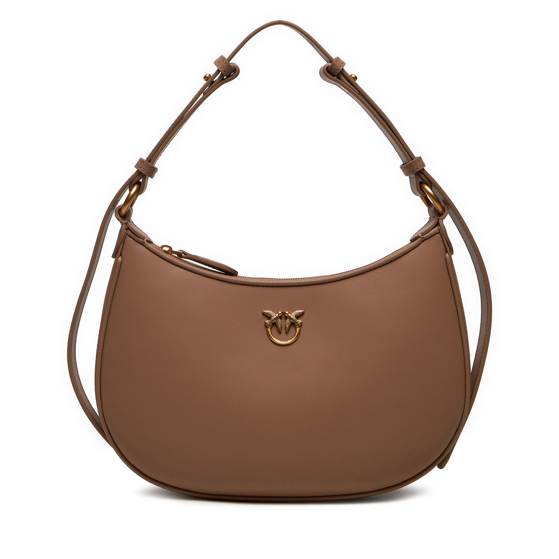 Handtasche PINKO Half Moon Mini Fl . AI 24-25 PLTT 102790 A0F1 Braun Handtasche PINKO Half Moon Mini Fl . AI 24-25 PLTT 102790 A0F1 Braun von pinko