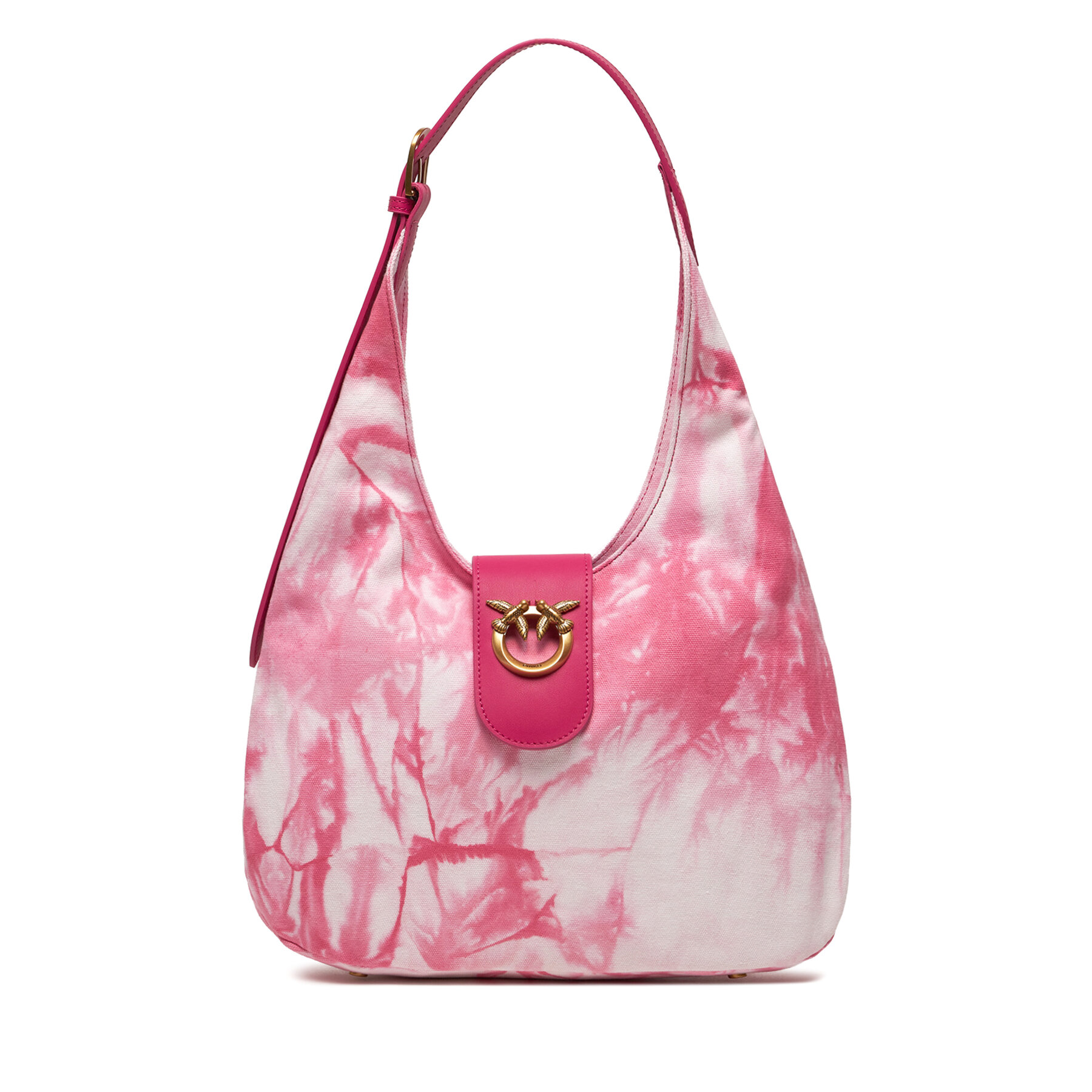 Handtasche Pinko Hobo Mini PE 24 PLTT 103275 A1RK Rosa von pinko