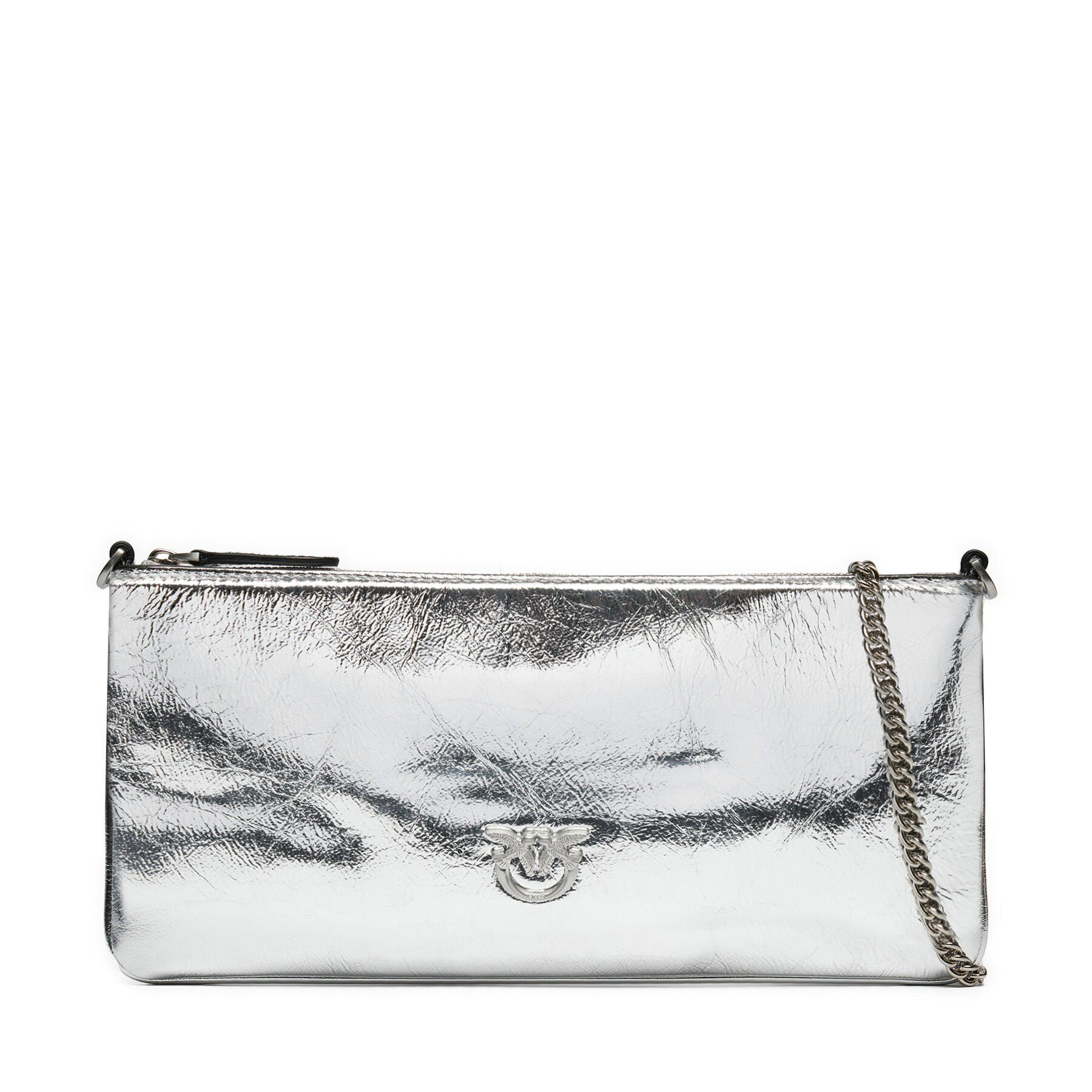 Handtasche Pinko Horizontal Flat AI 24-25 PCPL 102747 A1VB Silberfarben Handtasche Pinko Horizontal Flat AI 24-25 PCPL 102747 A1VB Silberfarben von pinko