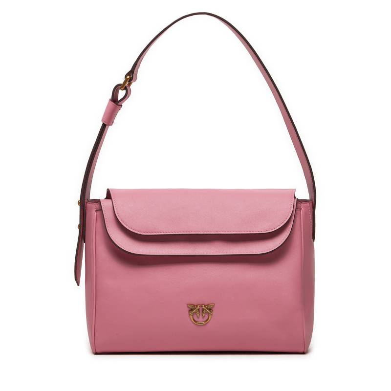 Handtasche Pinko Leaf Hobo Classic PE 24 PLTT 101442 A0QO Rosa von pinko