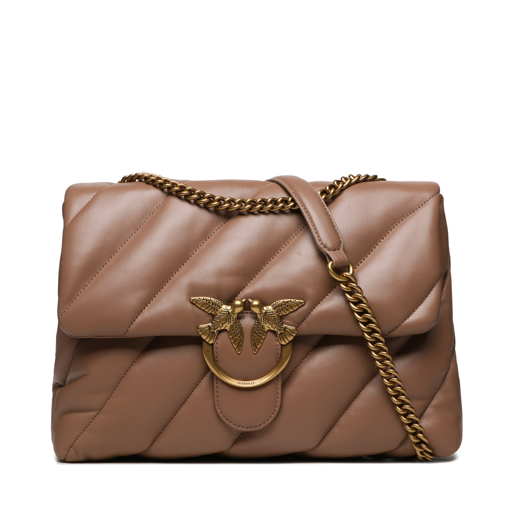 Handtasche PINKO Love Big Puff Cl . AI 23-24 PLTT 100037 A0F2 Beige Handtasche PINKO Love Big Puff Cl . AI 23-24 PLTT 100037 A0F2 Beige von pinko