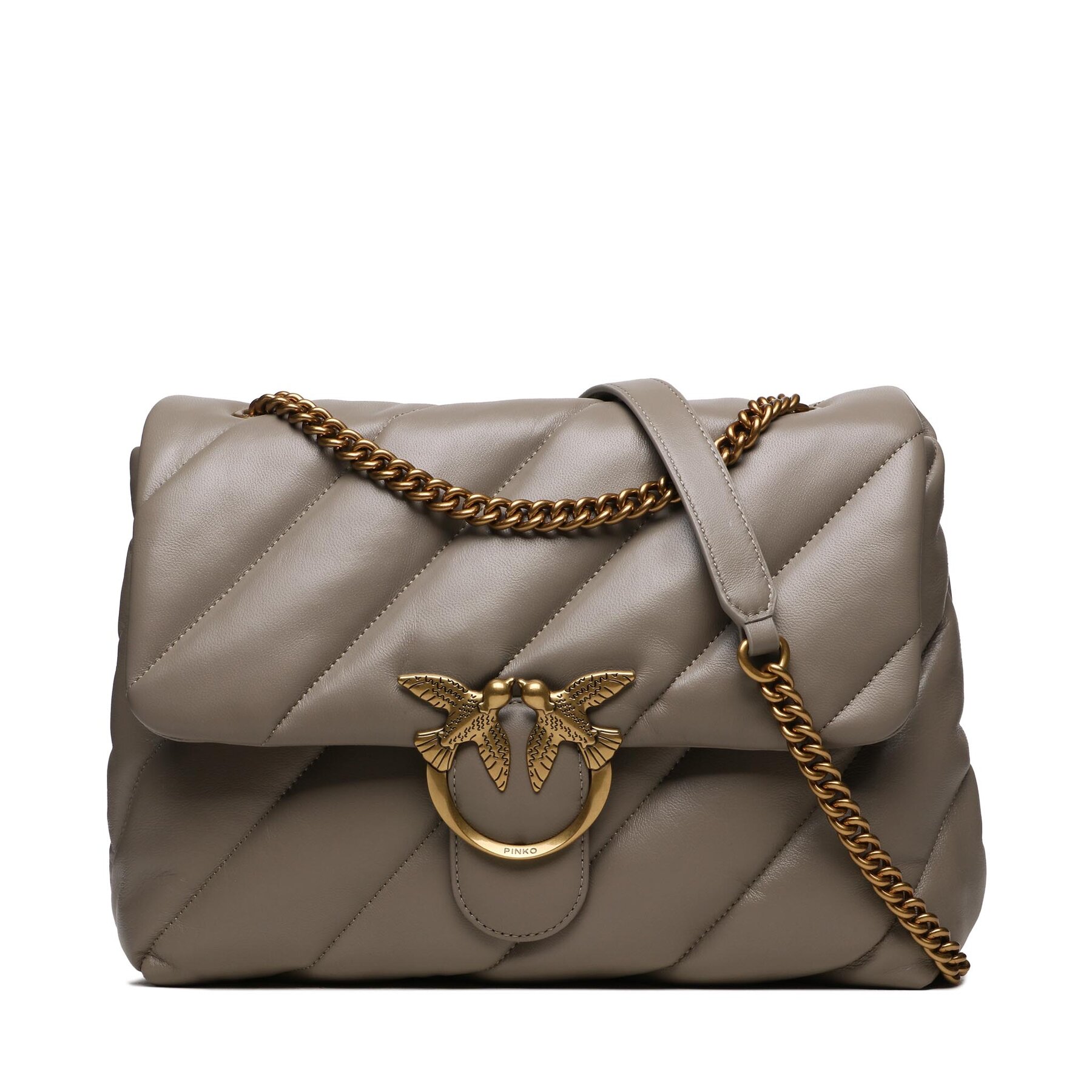 Handtasche Pinko Love Big Puff Cl . AI 23-24 PLTT 100037 A0F2 Grau Handtasche Pinko Love Big Puff Cl . AI 23-24 PLTT 100037 A0F2 Grau von pinko