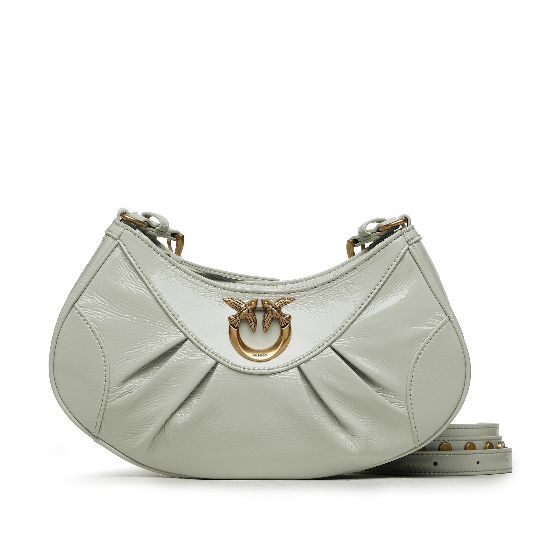 Handtasche Pinko Love Bon Bon Crossbody Mini PE 23 PLTT 101210 A0F4 Grau von pinko