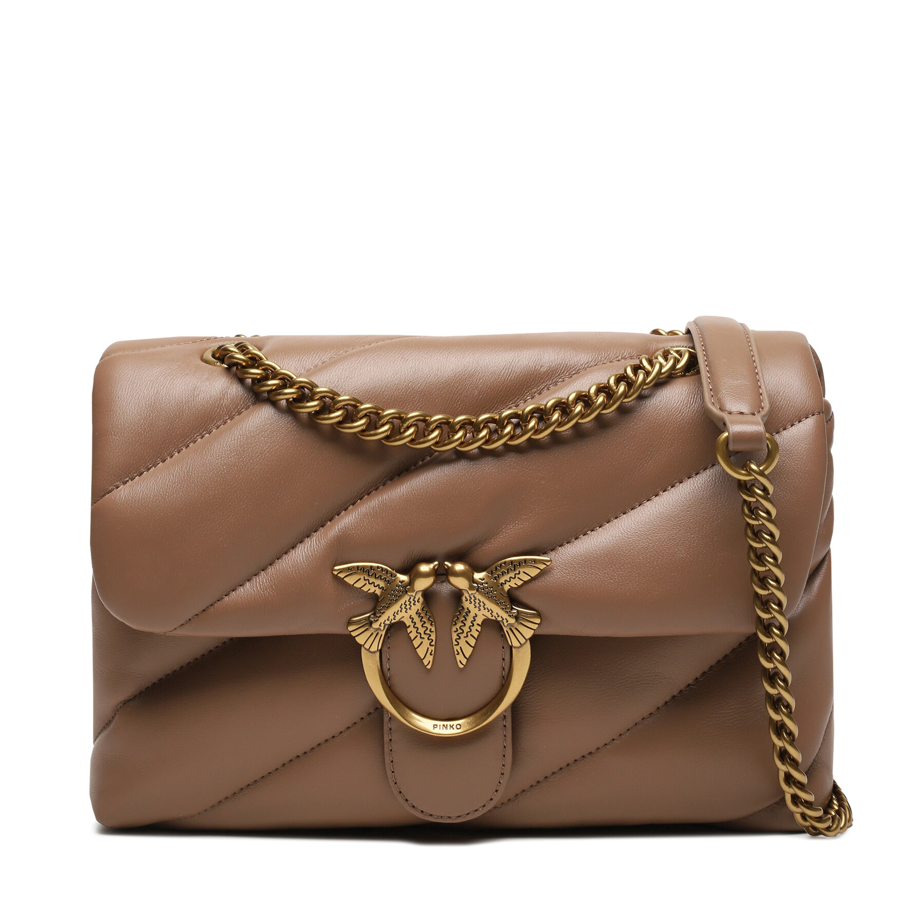 Handtasche Pinko Love Classic Puff Cl AI 23-24 100038 A0F2 Braun Handtasche Pinko Love Classic Puff Cl AI 23-24 100038 A0F2 Braun von pinko