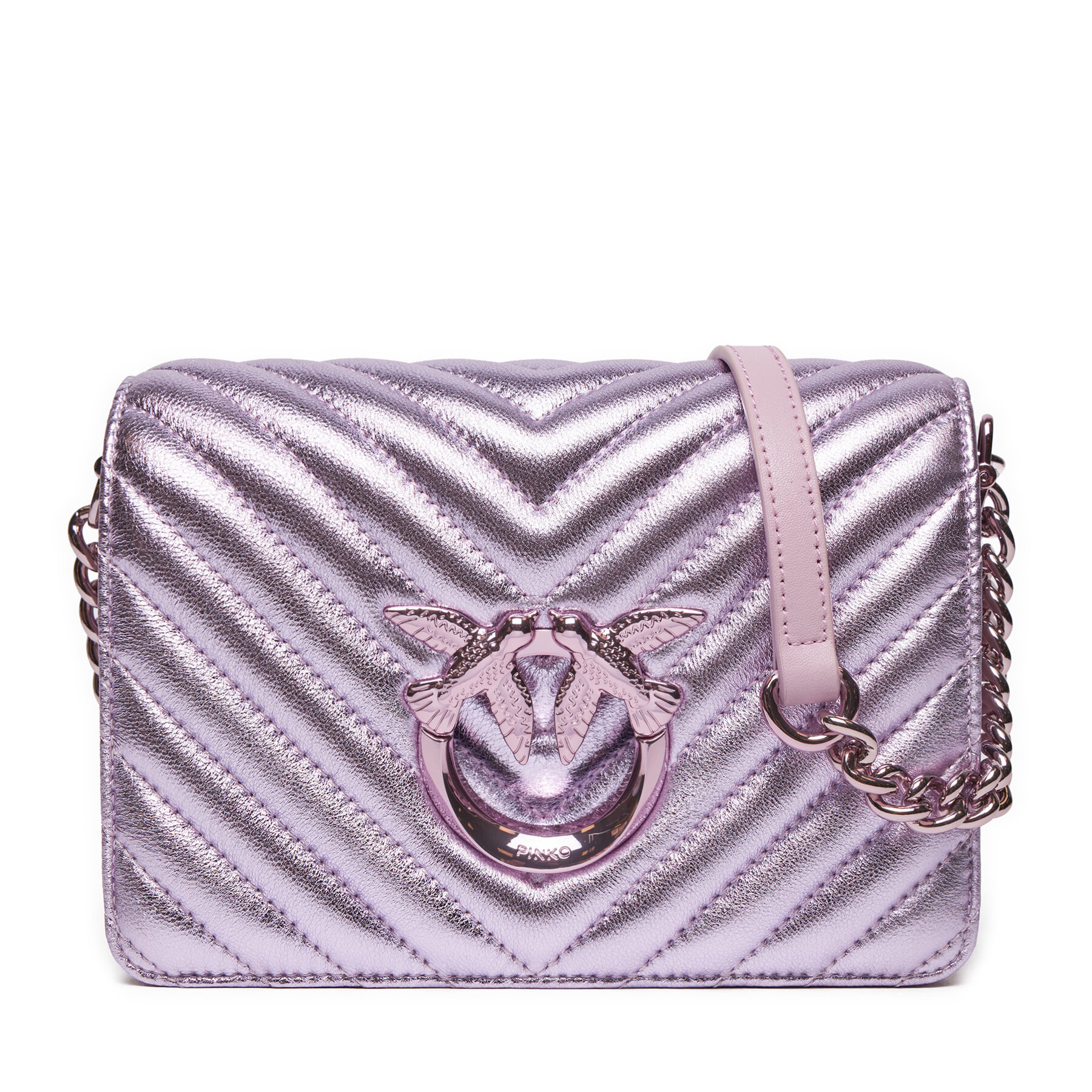 Handtasche Pinko Love Click Mini 100067 A1JE WWGB Violett von pinko