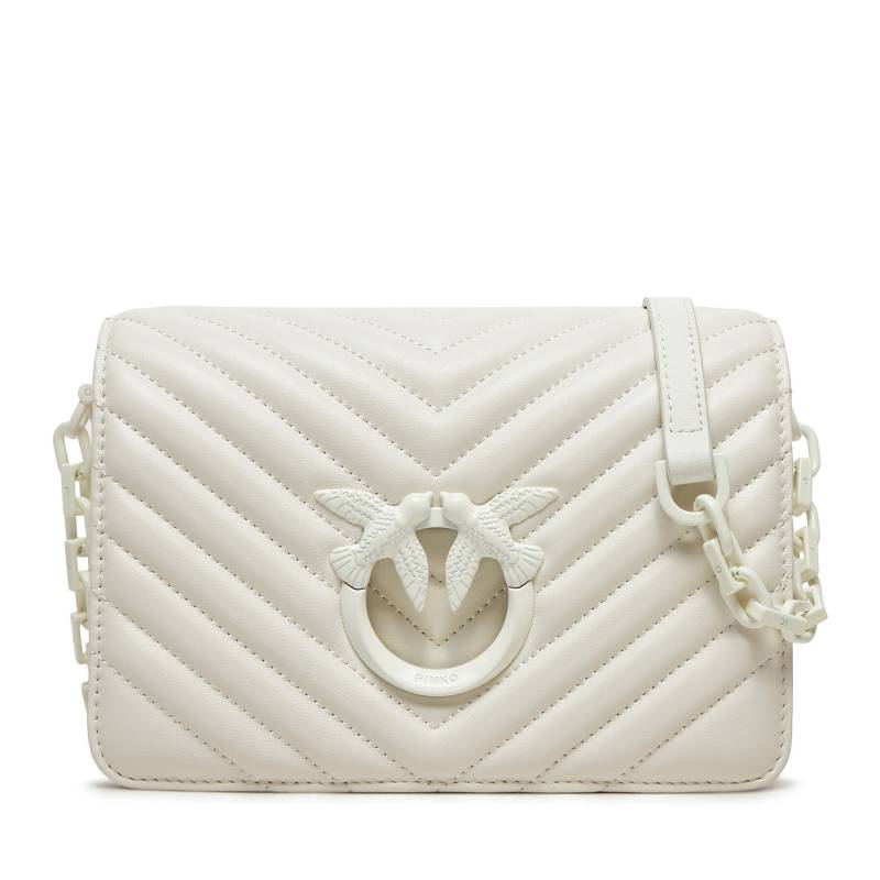 Handtasche Pinko Love Click Mini AI 24-25 PLTT 100067 A0VM Weiß von pinko