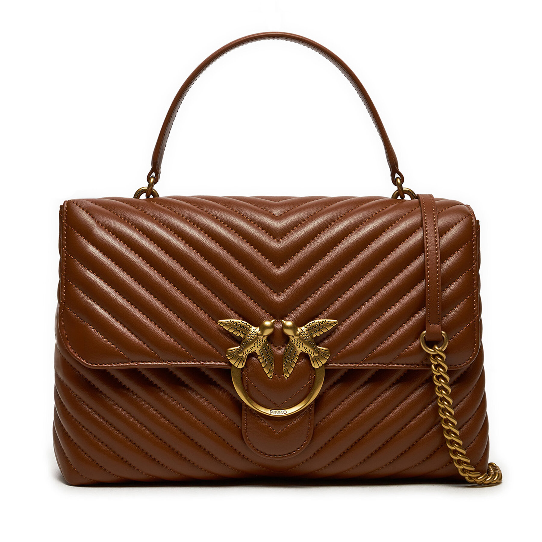 Handtasche Pinko Love Lady Puff Big 100042 A0GK Braun Handtasche Pinko Love Lady Puff Big 100042 A0GK Braun von pinko