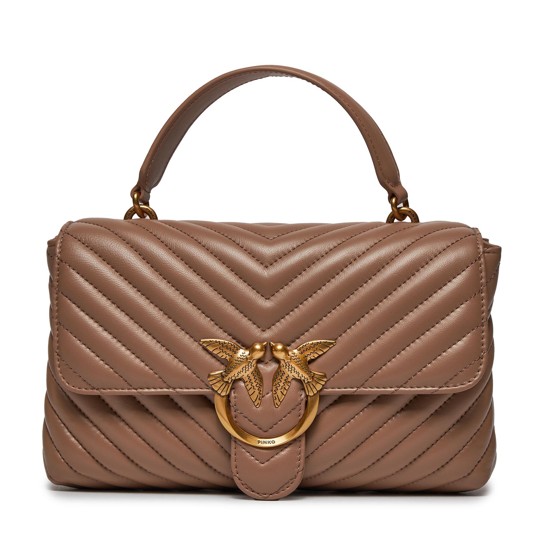 Handtasche Pinko Love Lady Puff Classic Cl Braun Handtasche Pinko Love Lady Puff Classic Cl Braun von pinko
