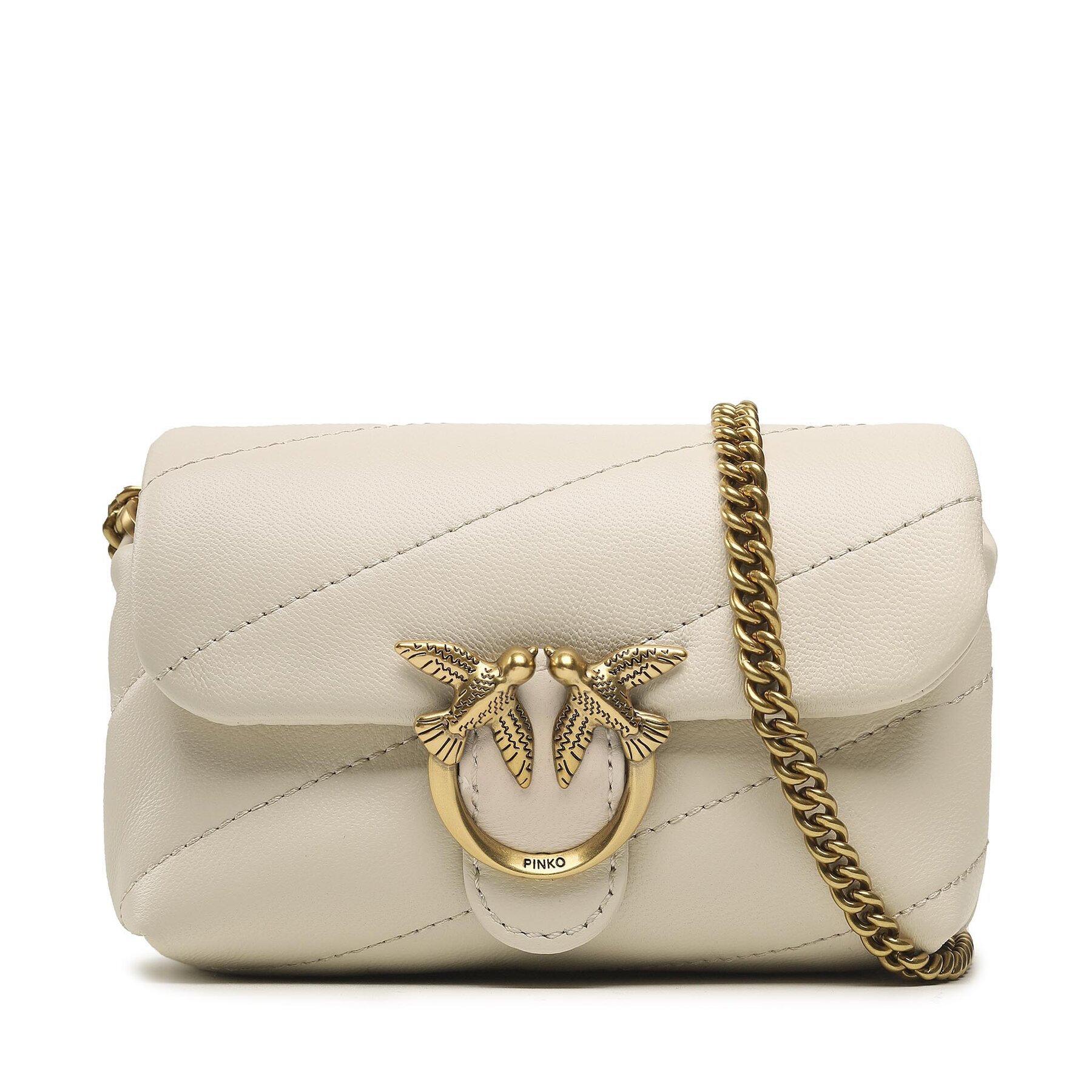 Handtasche PINKO Love Micro Puff C PE 23 PCPL 100041 A0F2 Écru Handtasche PINKO Love Micro Puff C PE 23 PCPL 100041 A0F2 Écru von pinko