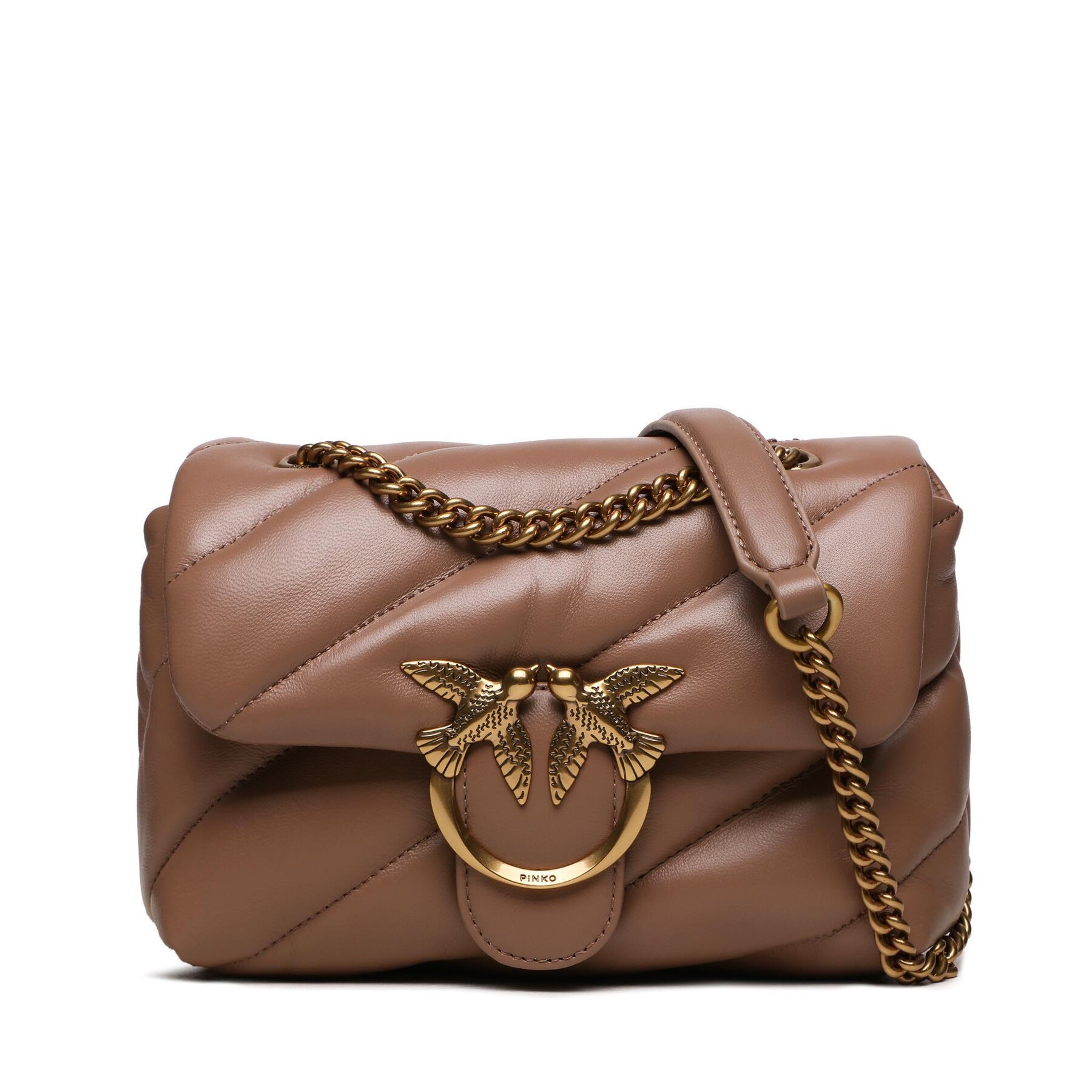 Handtasche PINKO Love Mini Puff Cl AI 23-24 PLTT 100039 A0F2 Beige Handtasche PINKO Love Mini Puff Cl AI 23-24 PLTT 100039 A0F2 Beige von pinko