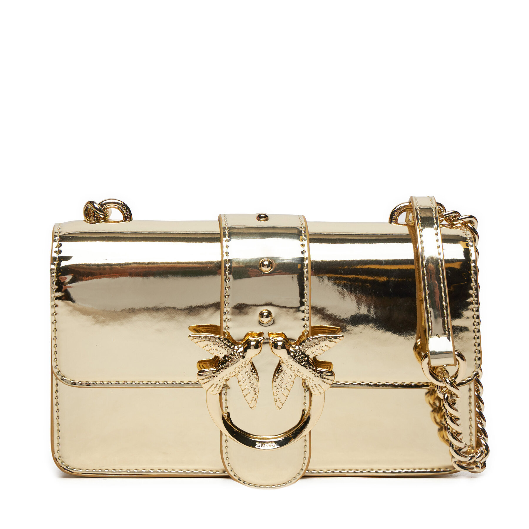 Handtasche Pinko Love One Mini Cl PE 24 PLTT 100059 A1JD Goldfarben von pinko