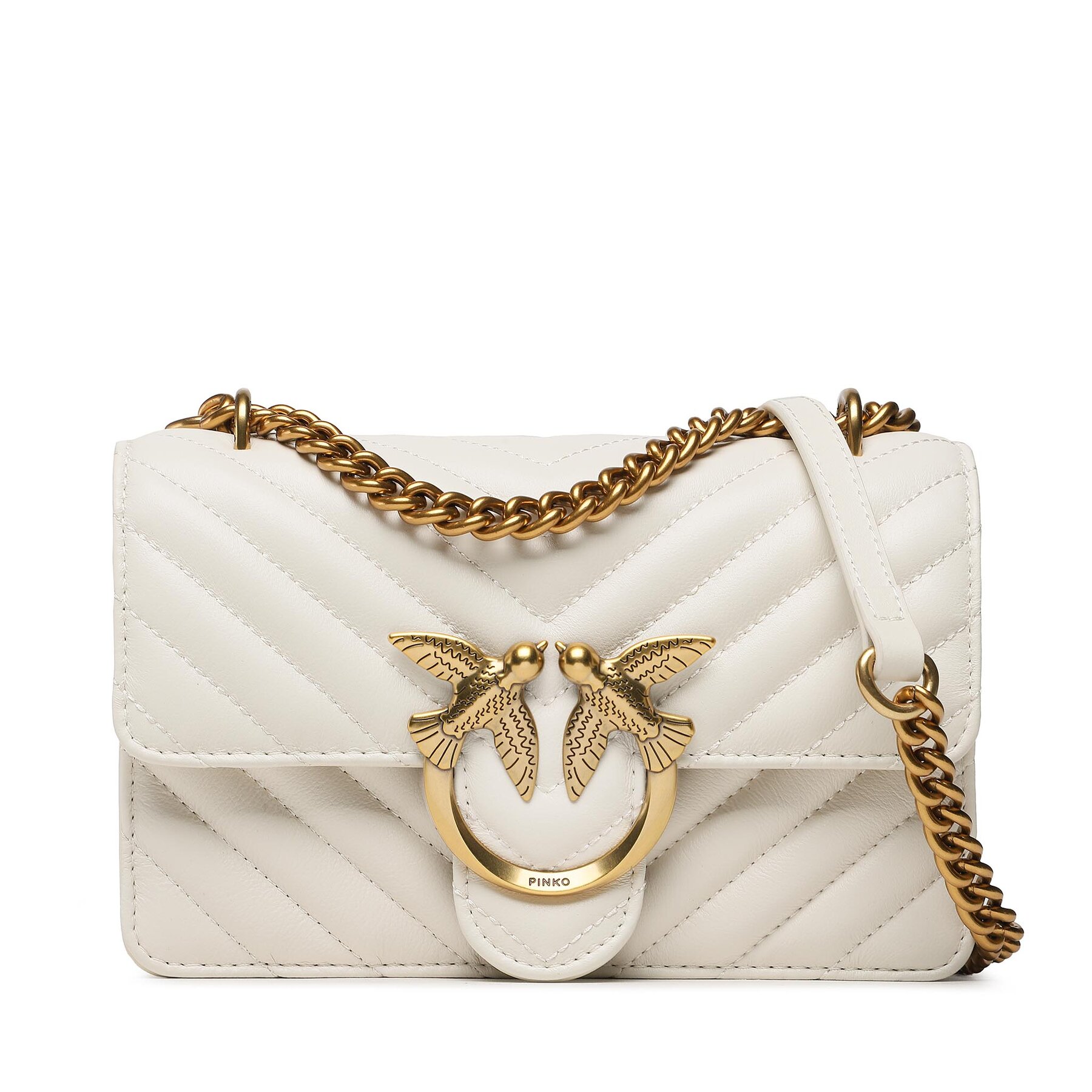 Handtasche Pinko Love One Mini Dc PE 23 PLTT 100074 A0GK Weiß Handtasche Pinko Love One Mini Dc PE 23 PLTT 100074 A0GK Weiß von pinko