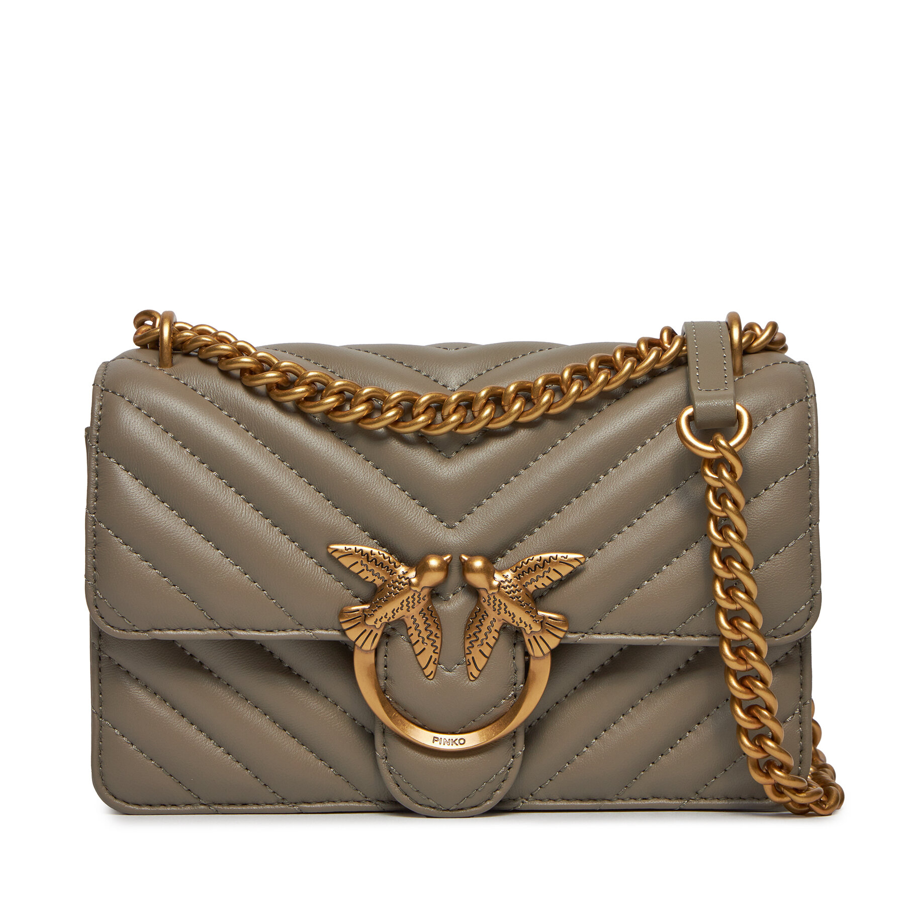 Handtasche PINKO Love One Mini Dc PE 24 PLTT 100074 A0GK Beige Handtasche PINKO Love One Mini Dc PE 24 PLTT 100074 A0GK Beige von pinko