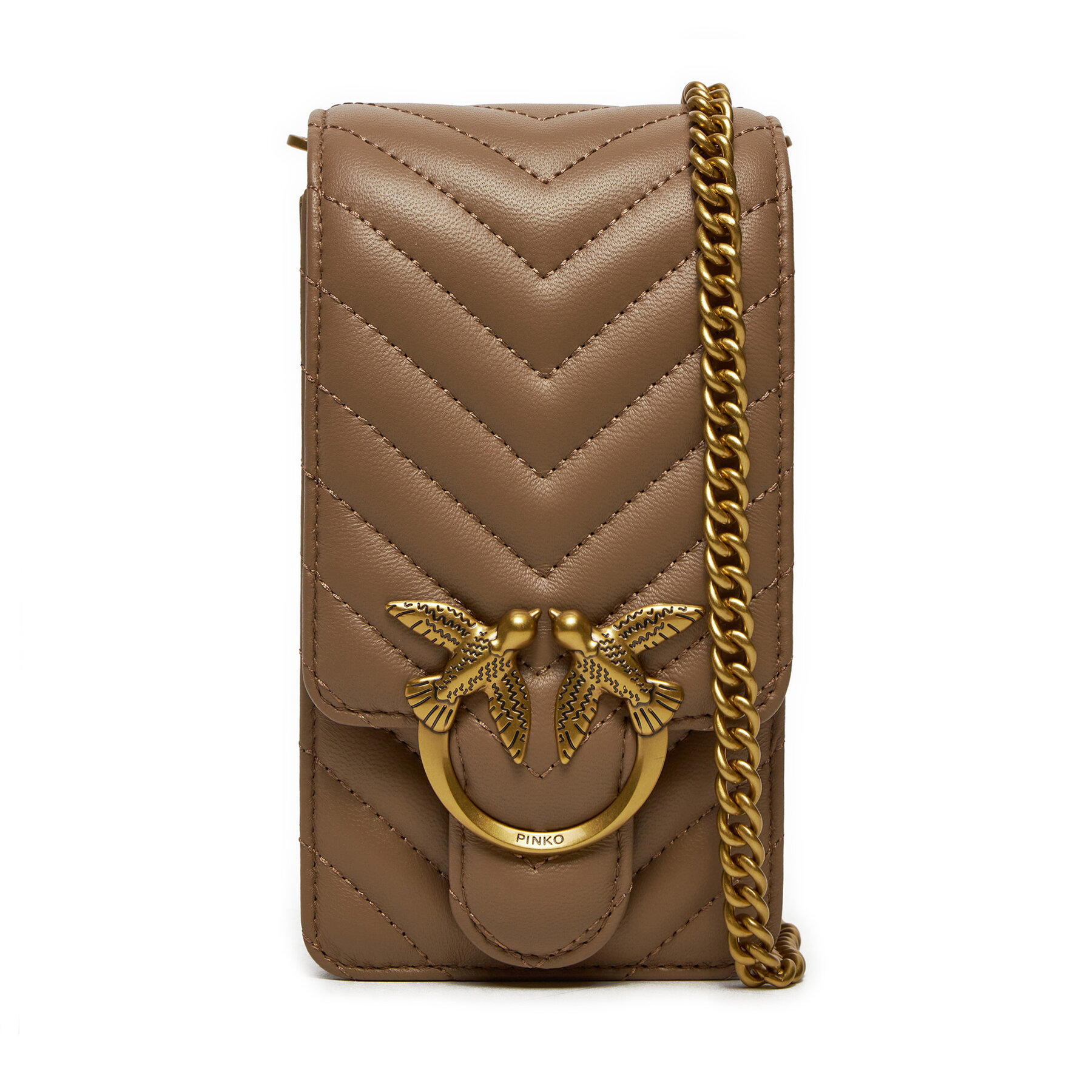 Handtasche Pinko Love One Smart . PE 24 PLTT 102739 A0GK Braun von pinko