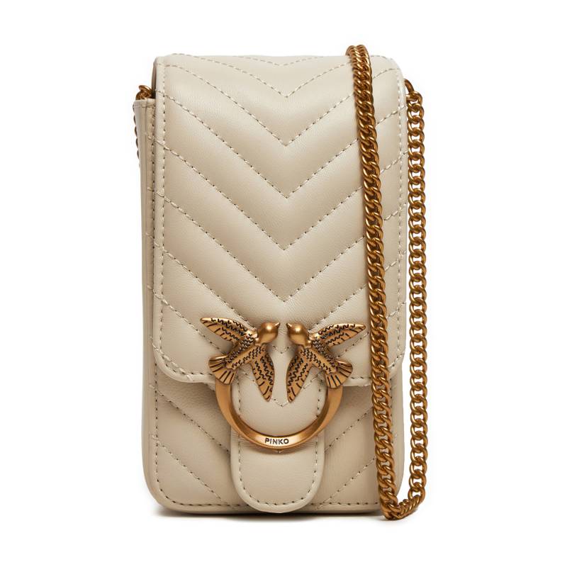 Handtasche Pinko Love One Smart AI 24-25 PLTT 102739 A0GK Écru von pinko