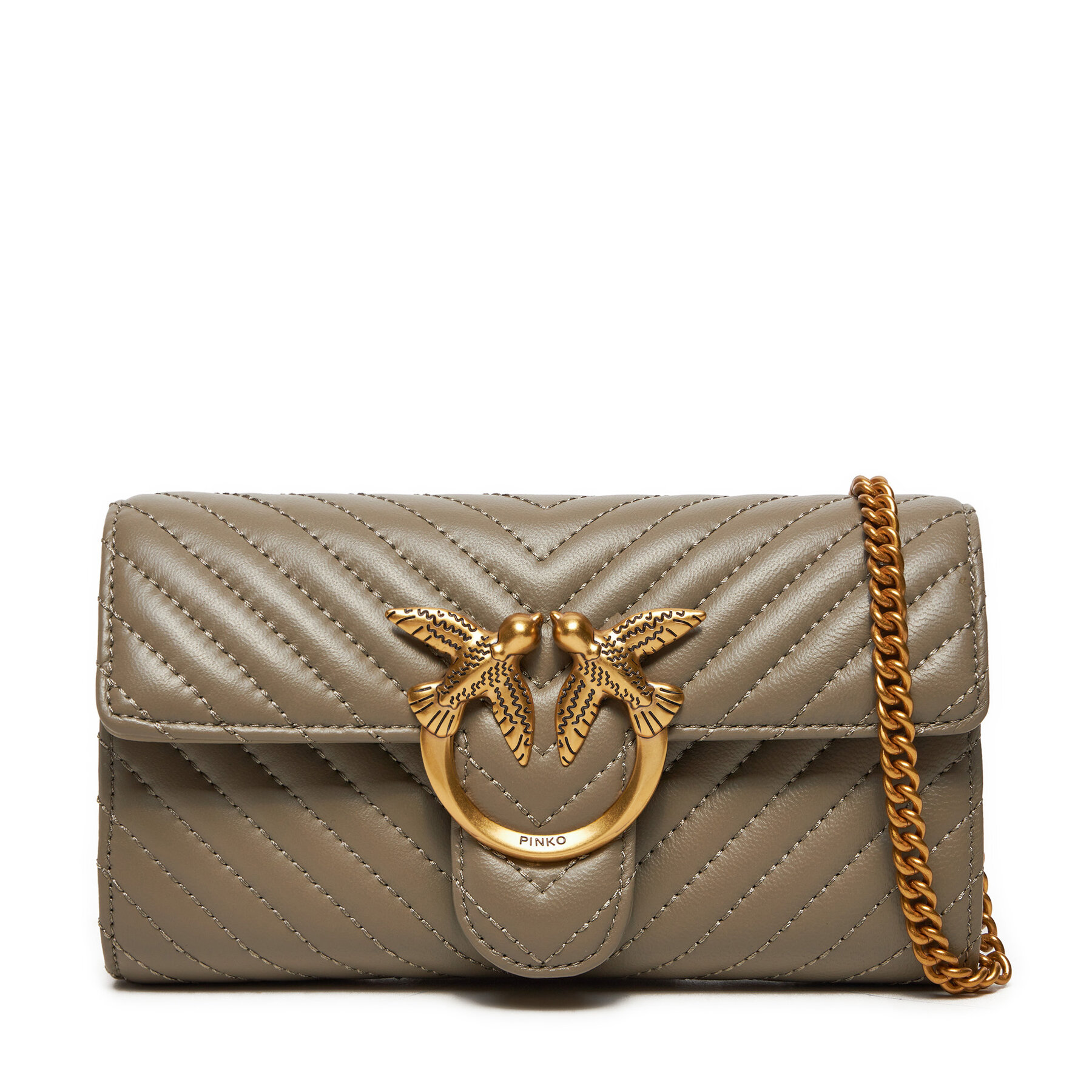 Handtasche PINKO Love One Wallet C . PE 24 PLTT 100062 A0KG Beige Handtasche PINKO Love One Wallet C . PE 24 PLTT 100062 A0KG Beige von pinko