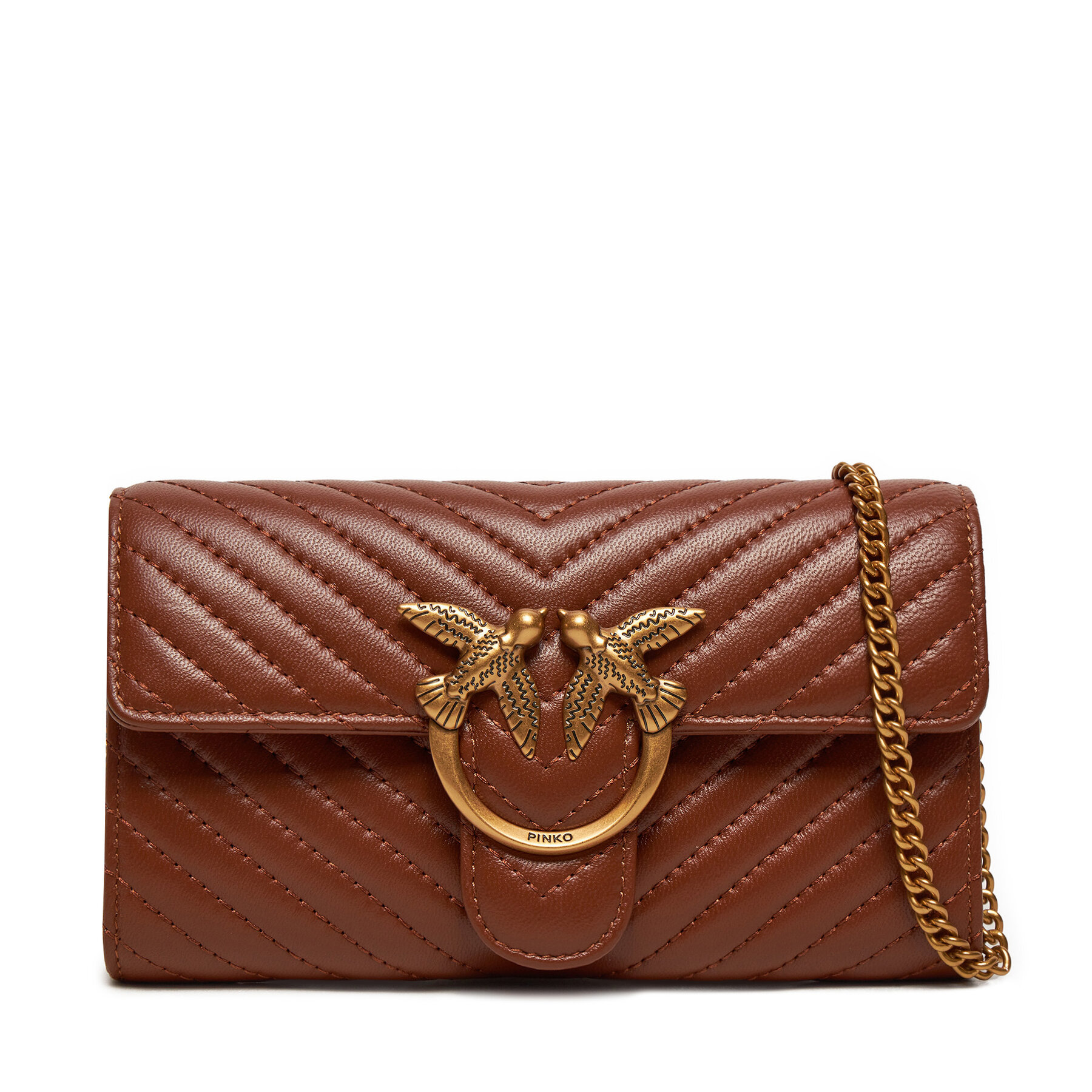 Handtasche Pinko Love One Wallet C AI 24-25 PLTT 100062 A0GK Braun Handtasche Pinko Love One Wallet C AI 24-25 PLTT 100062 A0GK Braun von pinko