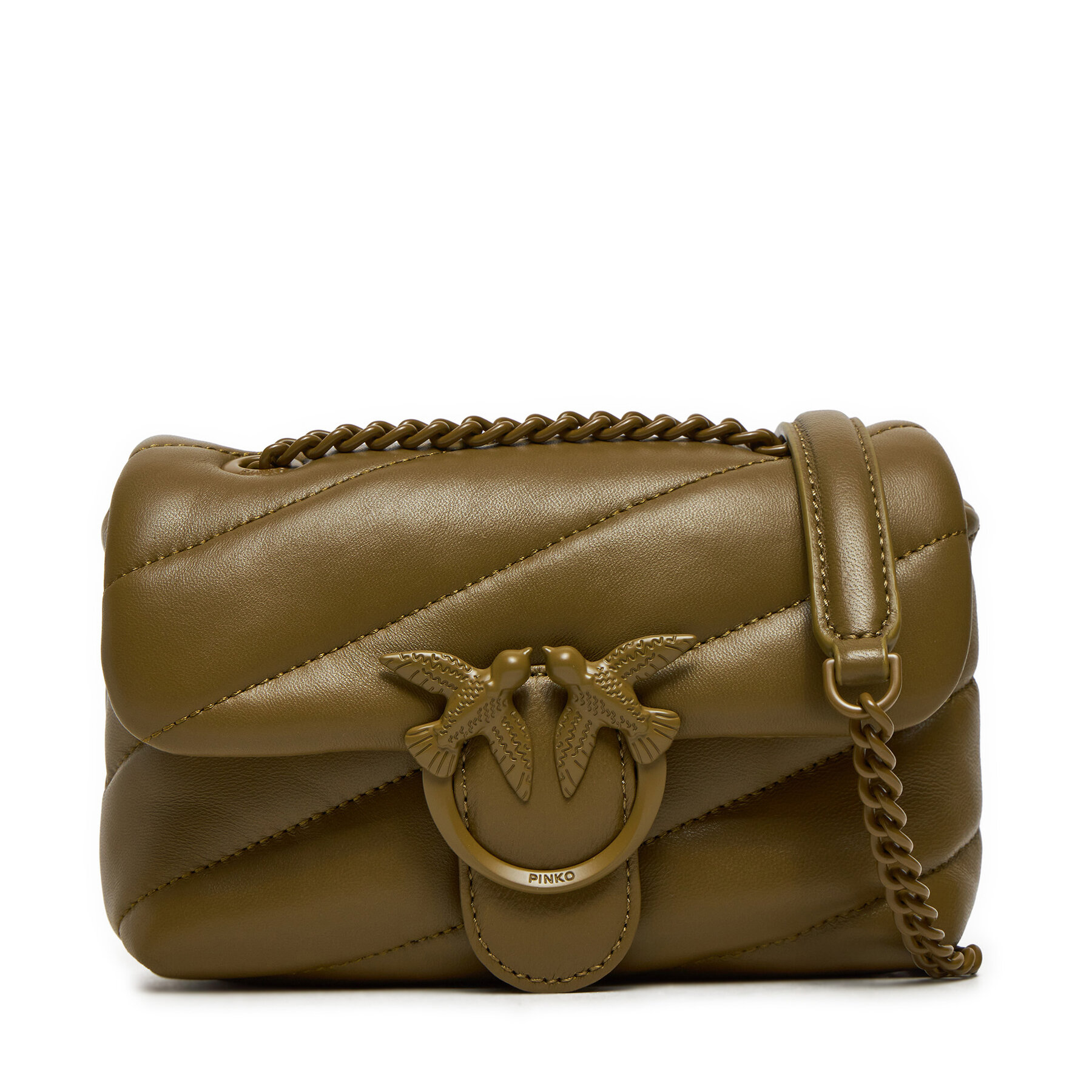 Handtasche Pinko Love Puff Baby Cl AI 24-25 PLTT 100040 A1JO Braun Handtasche Pinko Love Puff Baby Cl AI 24-25 PLTT 100040 A1JO Braun von pinko