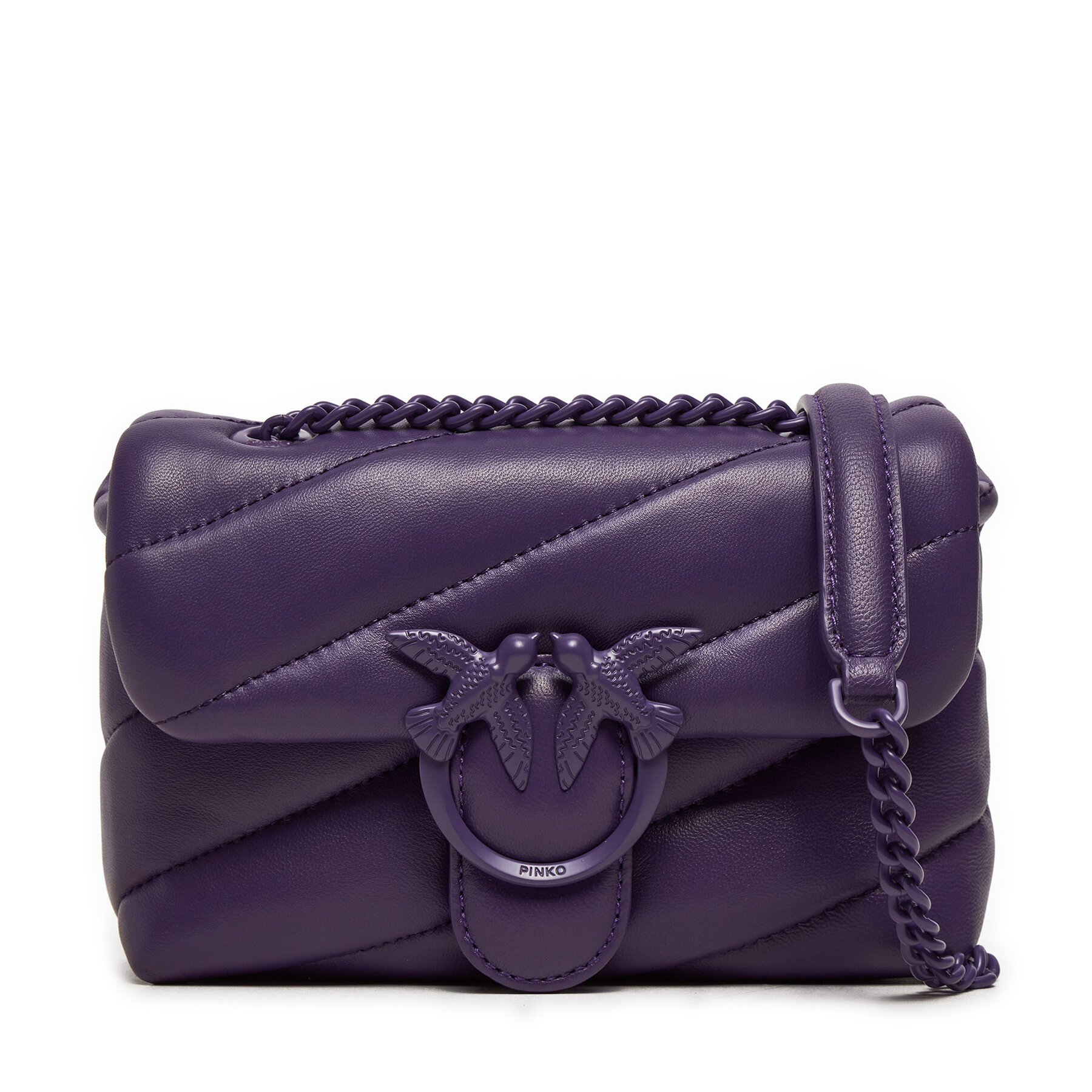 Handtasche Pinko Love Puff Baby Cl AI 24-25 PLTT 100040 A1JO Violett von pinko