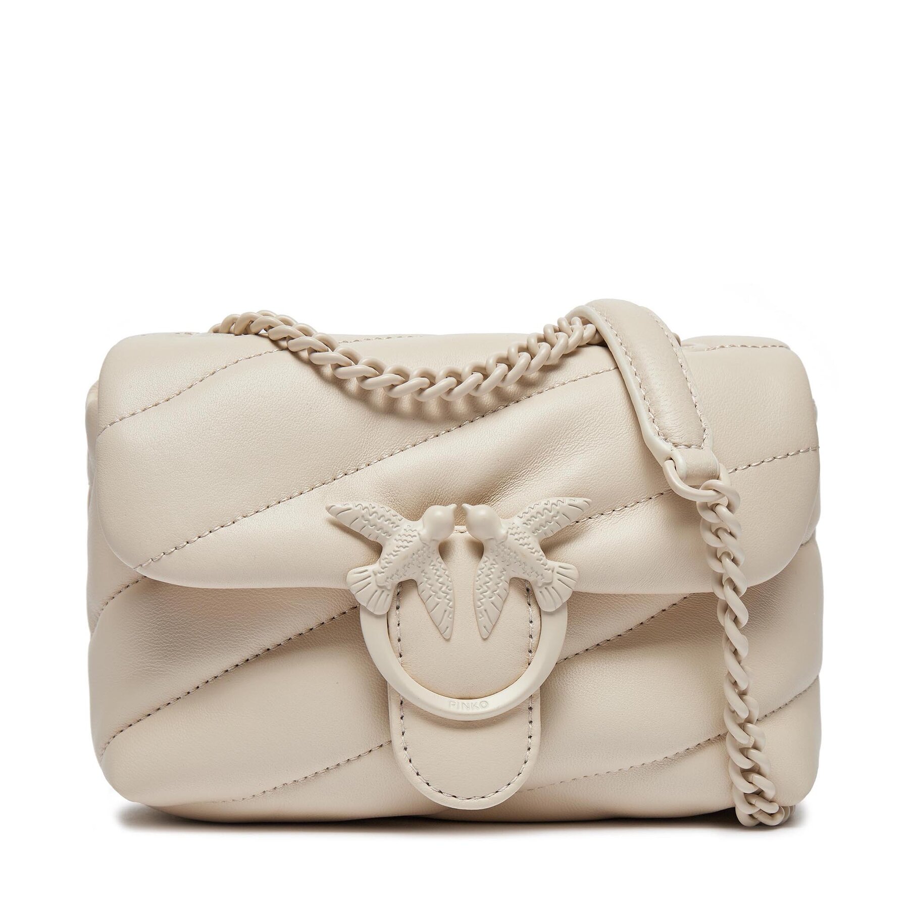 Handtasche Pinko Love Puff Baby PE 24 PLTT 100040 A1JO Écru Handtasche Pinko Love Puff Baby PE 24 PLTT 100040 A1JO Écru von pinko