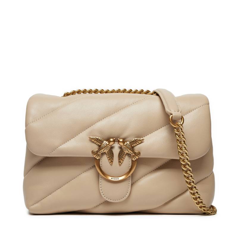 Handtasche Pinko Love Puff Classic Cl . AI 24-25 PLTT 100038 A0F2 Beige von pinko