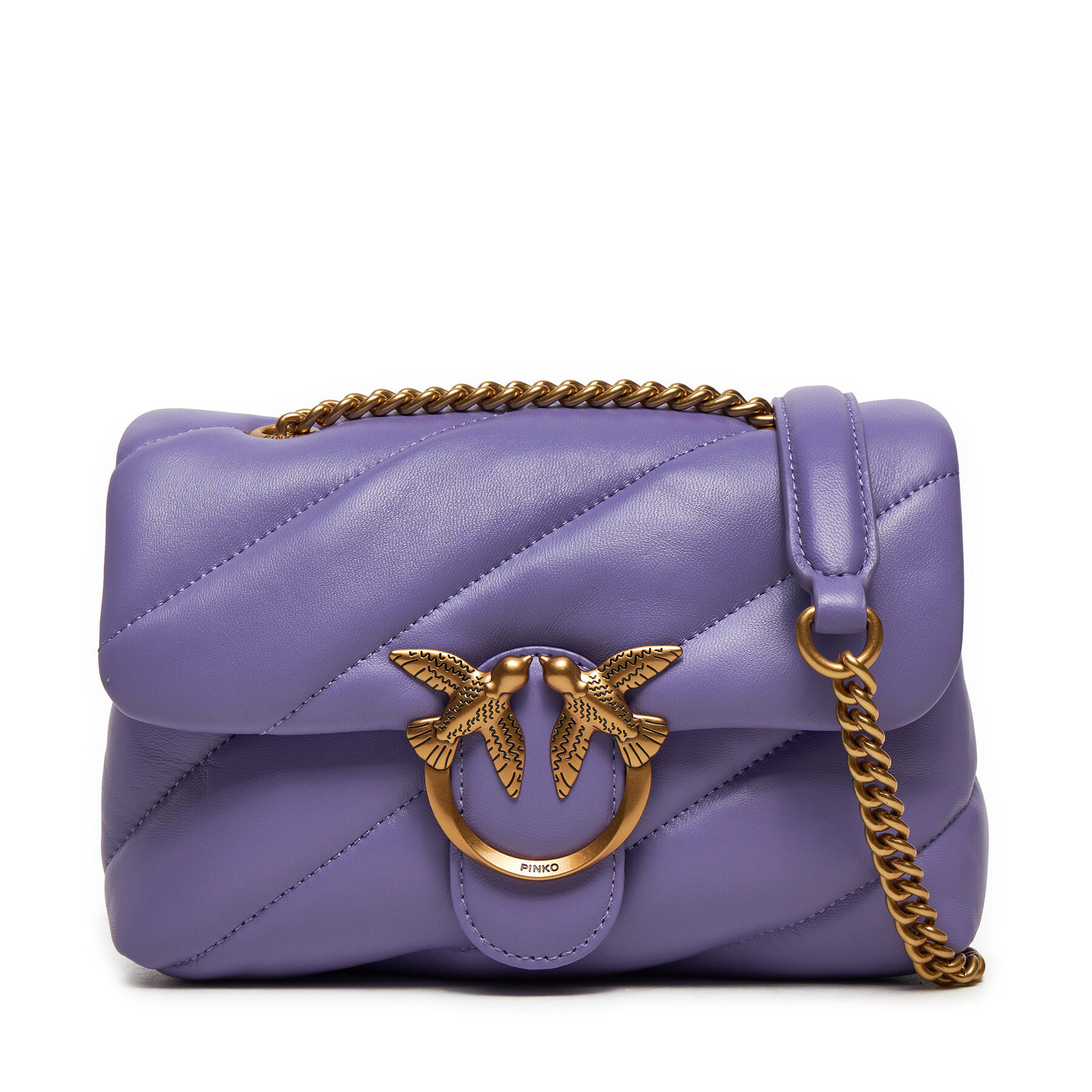 Handtasche Pinko Love Puff Mini Cl AI 24-25 PLTT 100039 A0F2 Violett von pinko