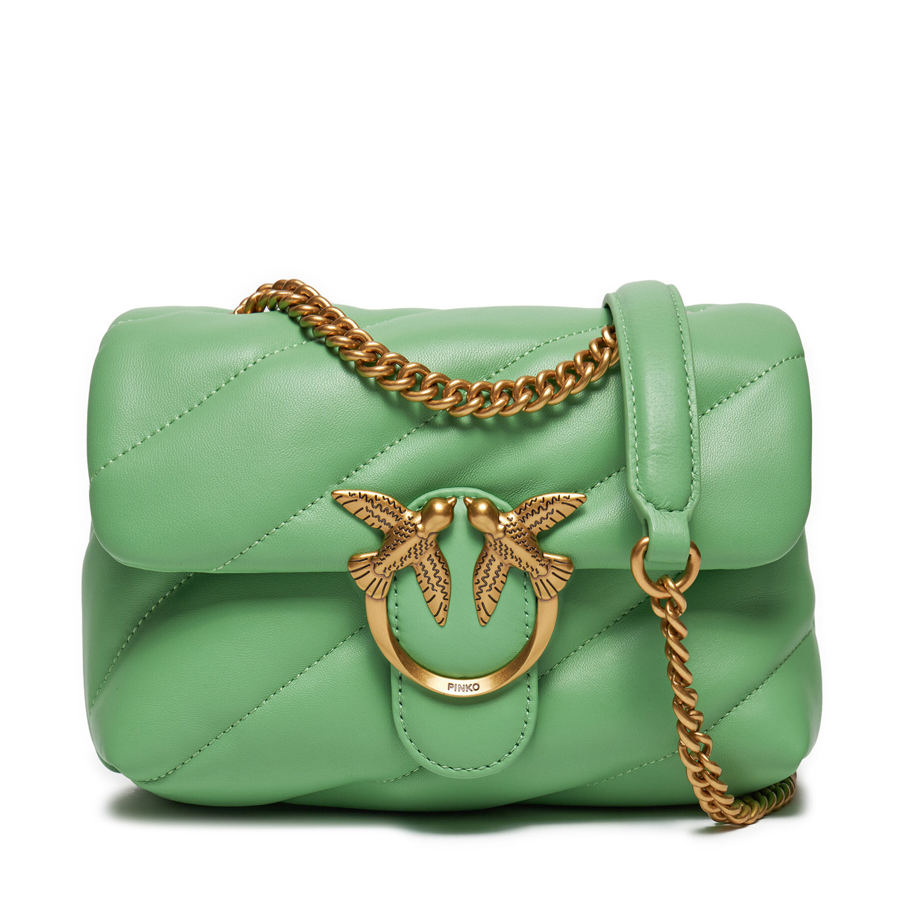 Handtasche Pinko Love Puff Mini Cl PE 24 PLTT 100039 A0F2 Grün Handtasche Pinko Love Puff Mini Cl PE 24 PLTT 100039 A0F2 Grün von pinko