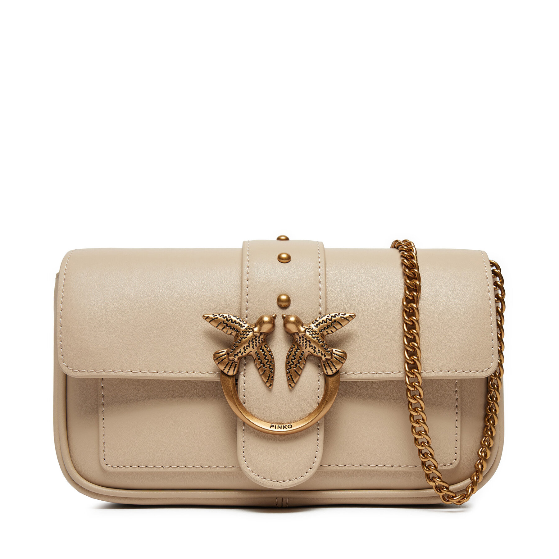 Handtasche Pinko Lowe One Pasket 100061 A0F1 Beige von pinko