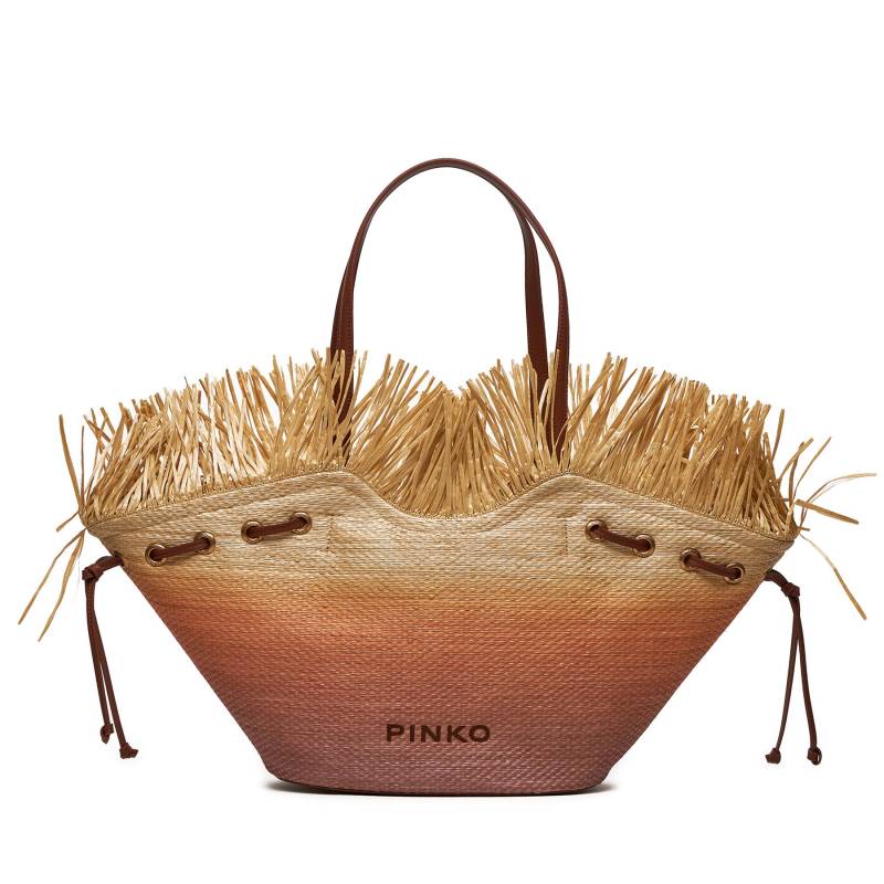 Handtasche Pinko Pagoda Extra Shopper . PE 24 PLTT 102911 A1R6 Beige von pinko