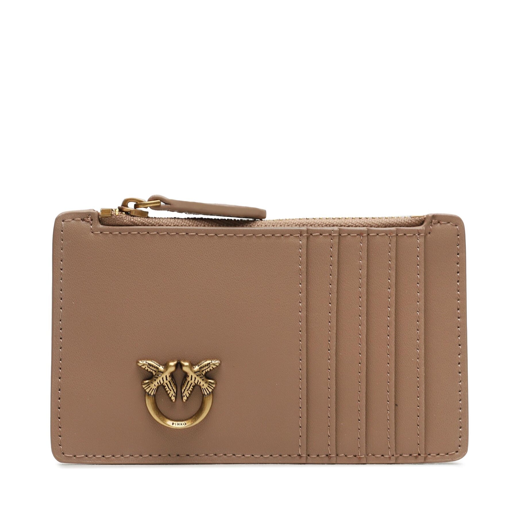 Kreditkartenetui Pinko Airone Cardholder AI 23-24 100251 A0F1 Beige von pinko