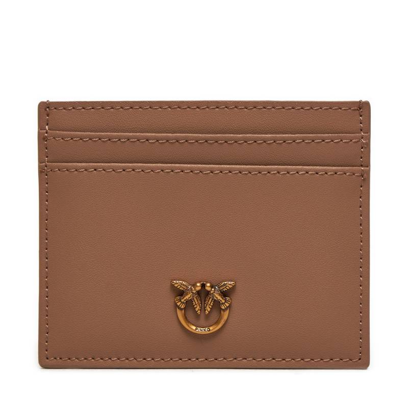 Kreditkartenetui Pinko Card Holder Simply AI 24-25 PCPL 103762 A0F1 Braun von pinko