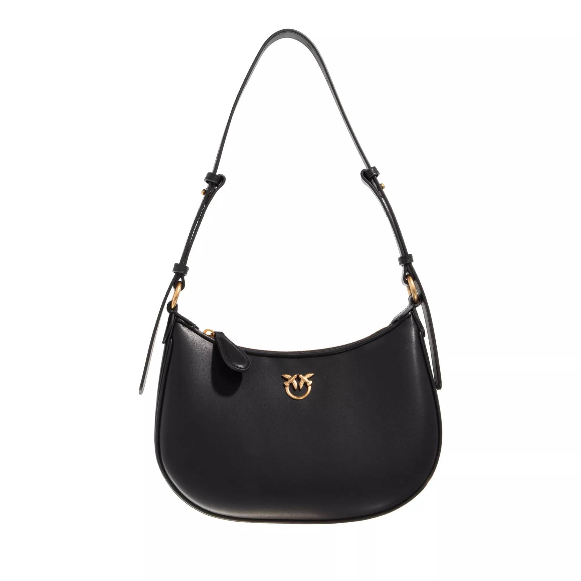 Pinko Handtasche - Half Moon Mini Fl - Gr. unisize - in Schwarz - für Damen von pinko