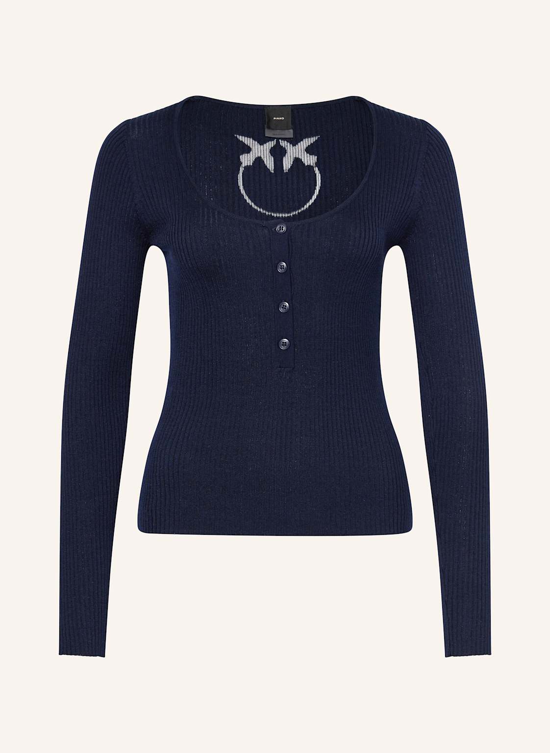Pinko Longsleeve Carso Mit Seide blau Pinko Longsleeve Carso Mit Seide blau von pinko