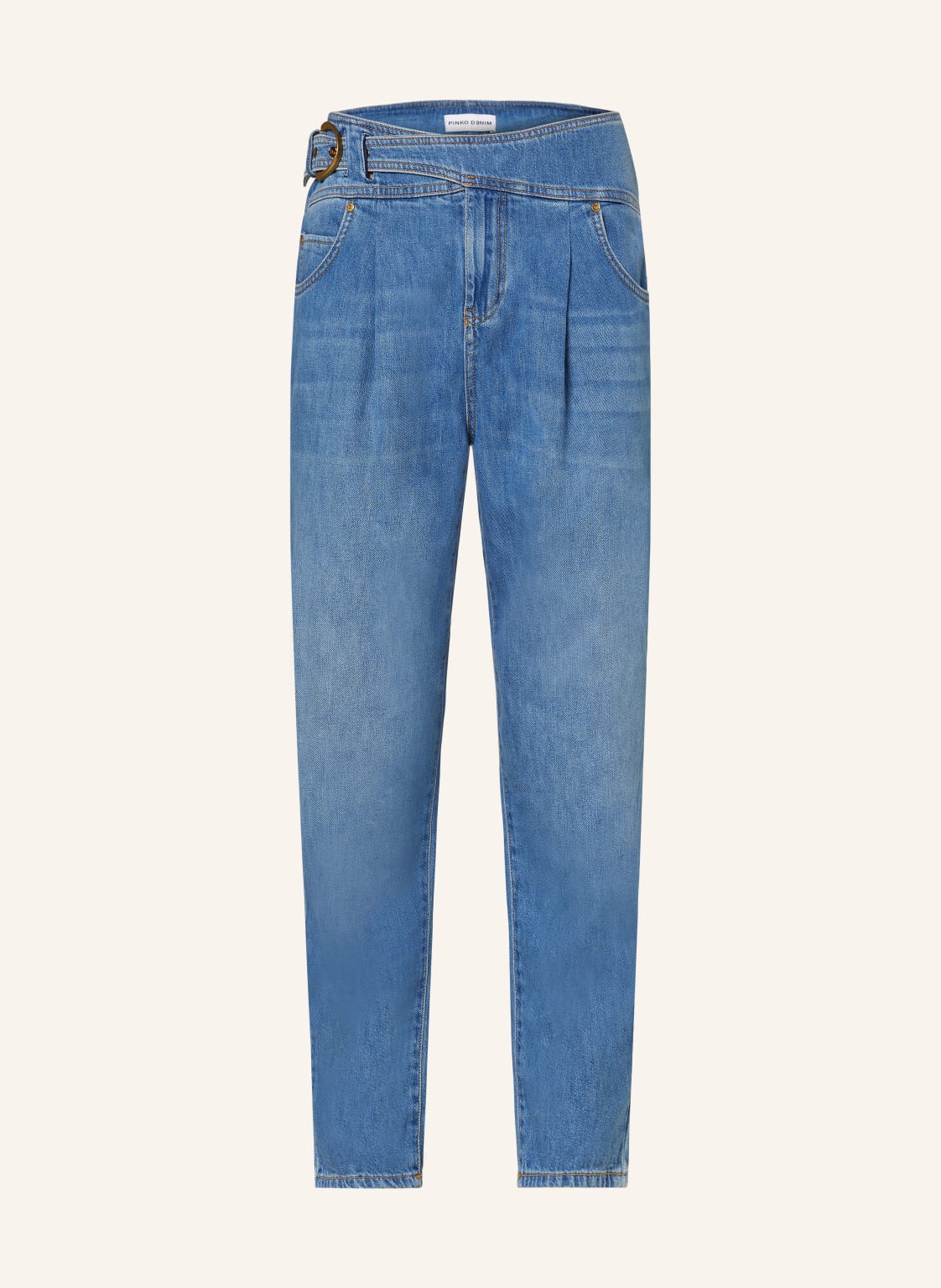 Pinko Mom Jeans Trasimeno blau von pinko