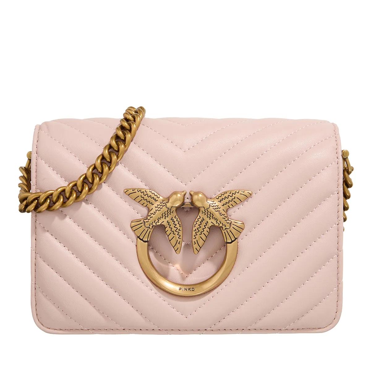 Pinko Schultertasche - Love Click Mini - Gr. unisize - in Rosa - für Damen von pinko