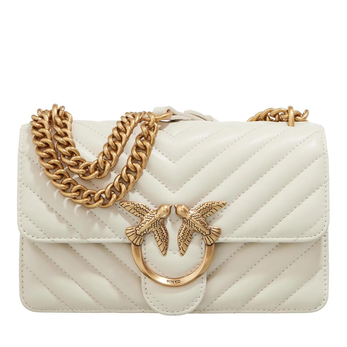 Pinko Schultertasche - Love One Mini Dc - Gr. unisize - in Weiß - für Damen Pinko Schultertasche - Love One Mini Dc - Gr. unisize - in Weiß - für Damen von pinko