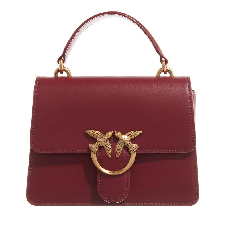 Pinko Schultertasche - Love One Top Handle Mini Light - Gr. unisize - in Rot - für Damen von pinko