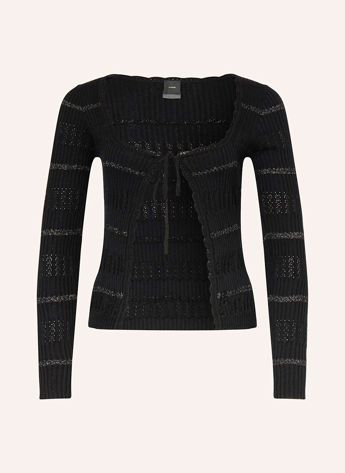 Pinko Strickjacke Mit Glitzergarn schwarz Pinko Strickjacke Mit Glitzergarn schwarz von pinko