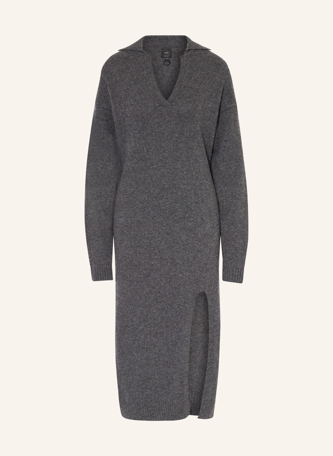 Pinko Strickkleid Vellutato Aus Merinowolle grau Pinko Strickkleid Vellutato Aus Merinowolle grau von pinko