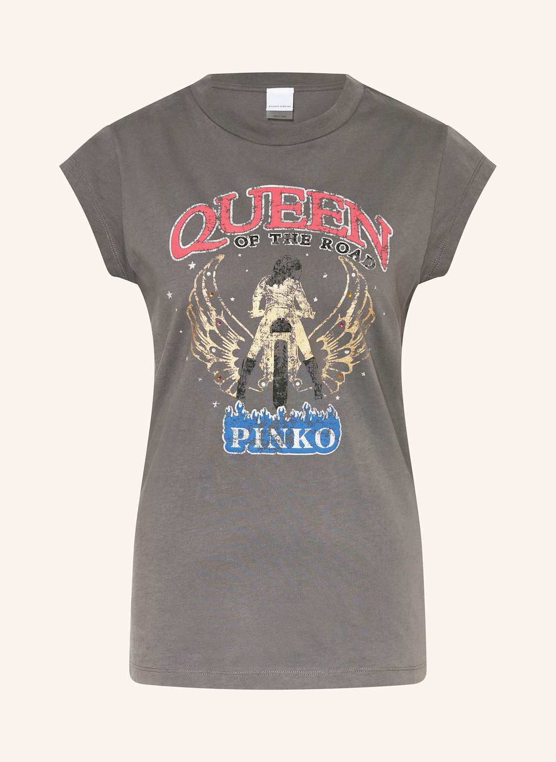Pinko T-Shirt Mit Schmucksteinen grau Pinko T-Shirt Mit Schmucksteinen grau von pinko