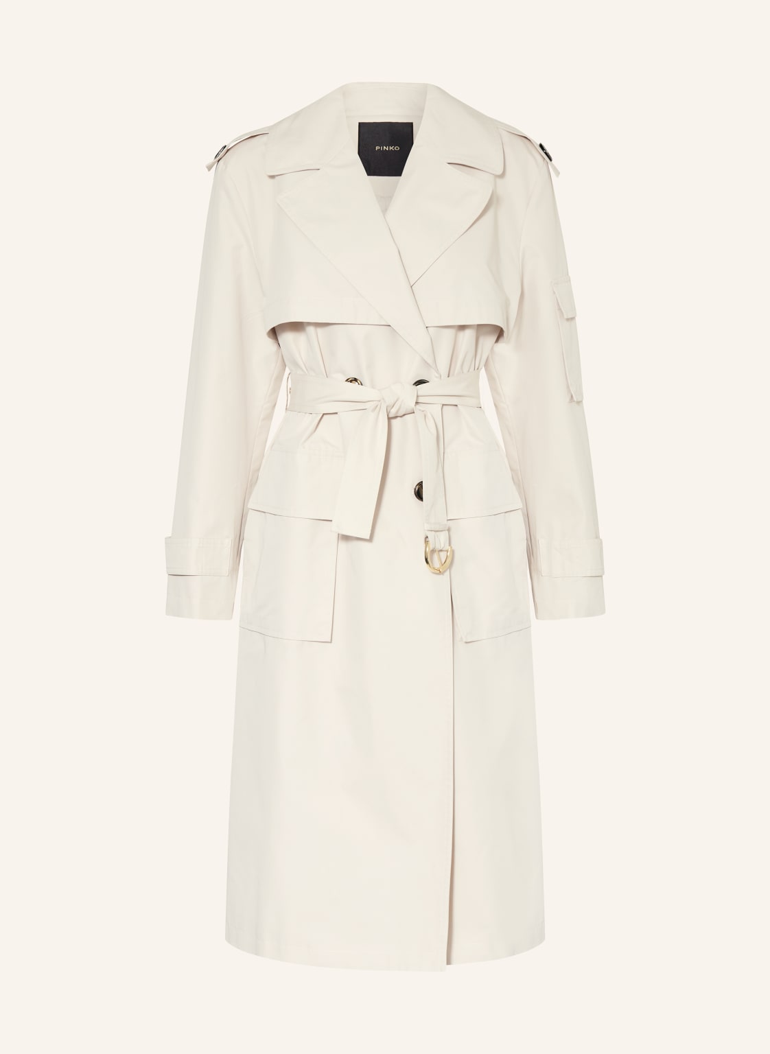 Pinko Trenchcoat Titano beige von pinko