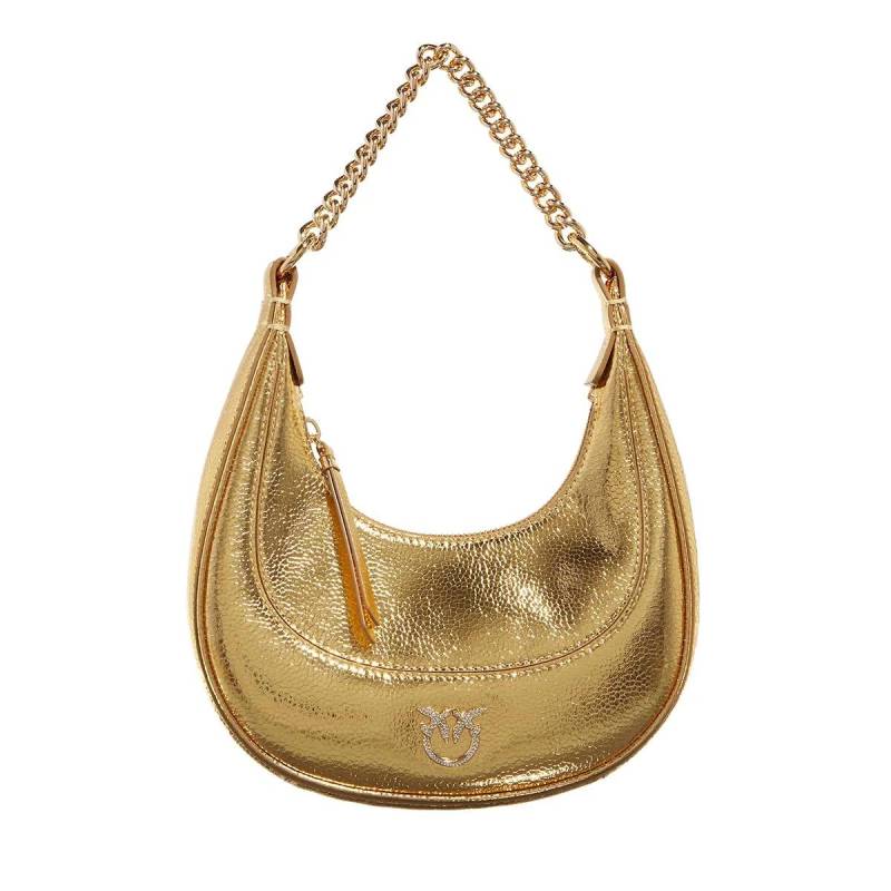 Pinko Umhängetasche - Brioche Hobo Mini - Gr. unisize - in Gelb - für Damen von pinko